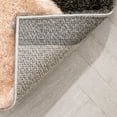 thumbnail image 5 of Well Woven Lolly Remi Geometric Stripes Grey Purple 5'3" x 7'3" 3D Texture Shag Area Rug, 5 of 7