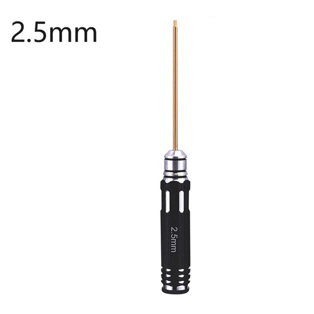 MYG 1 Pce Tournevis Hexagonaux HSS Outils 1.5mm 2.0mm, 2.5mm, 3.0mm Outil de Réparation