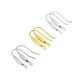 thumbnail image 5 of Pendientes de gancho para la oreja de plata esterlina S925 brillante, accesorios de perlas, pendientes de moda a juego, 5 of 6