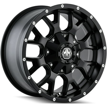 Mayhem Warrior-8015 17X7.5 5X108/5X114.3 40Et 72.62Cb Matte Black