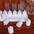 thumbnail image 2 of Velas Sin Llama con Temporizador de Control Remoto y Base de Carga, 24 Velas LED con Batería Recargable por USB, 2 of 5