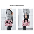thumbnail image 6 of Insulated Crossbody Lunch Bag 10L Lunch Tote with Adjustable Shoulder Strap for Work Office Picnic Cherry Blossoms Pattern, 6 of 6