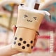 thumbnail image 5 of Estuche para lápices de pie Lindo portalápices telescópico Kawaii Papelería Bolsa Maquillaje Cosméticos Bolsa para la escuela Estudiantes Oficina Mujeres Adolescentes Niñas Niños (marrón) Feliz Sencillez, 5 of 5