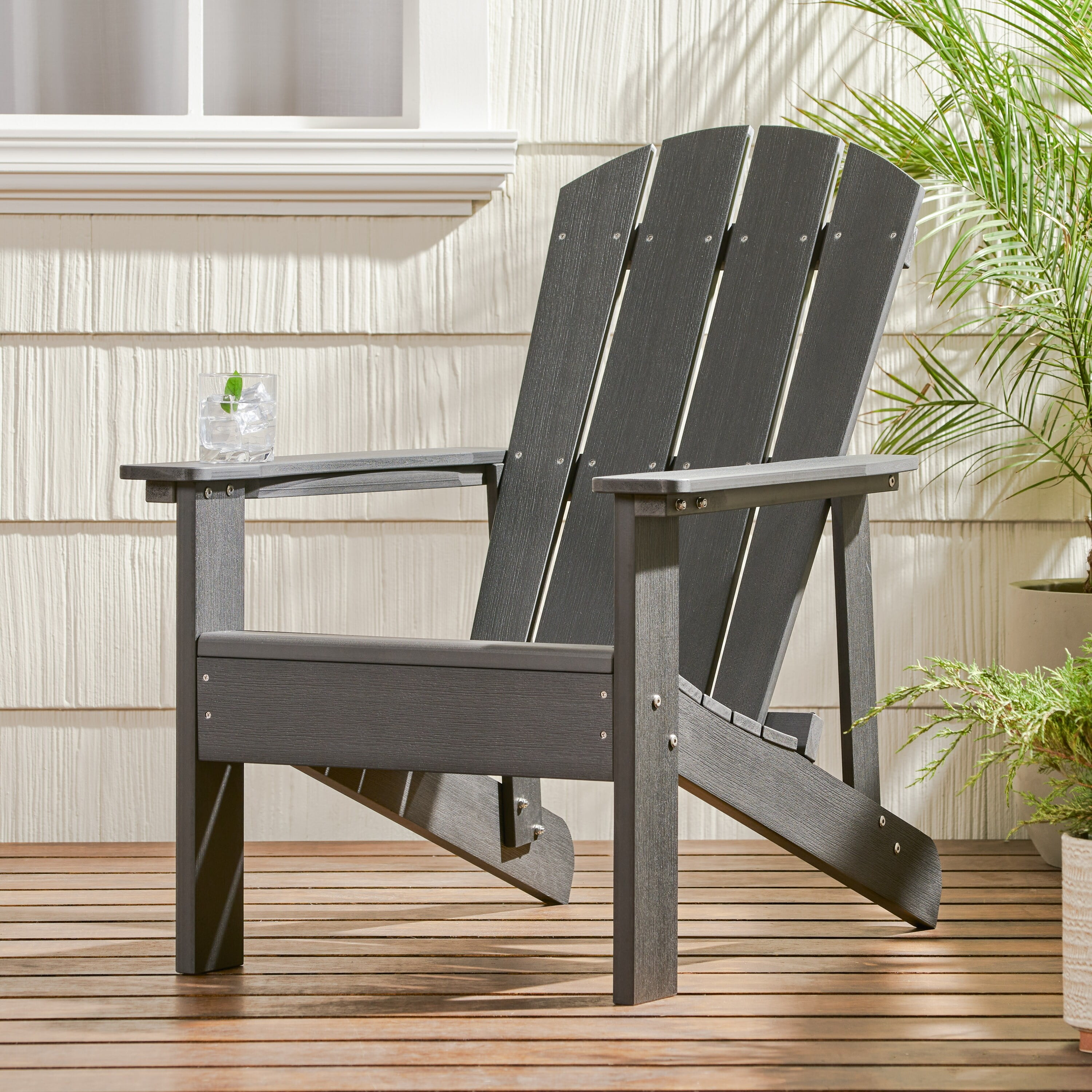 Christopher Knight Home Culver Outdoor Faux Wood Adirondack Chair by