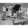 thumbnail image 2 of U.S. Archives 32x26 Gold Ornate Wood Framed with Double Matting Museum Art Print Titled - WWII Auxiliaries Ruth Wade and Lucille Mayo, 2 of 4