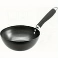 thumbnail image 1 of HLONK Non-Stick Carbon Steel Wok with Soft Touch Riveted Handle - 8 Black  Enameled Finish  Durable & Easy to Clean  Perfect for Stir-Frying Vegetables  Meats  and More  Stir Fry Wok | Sl, 1 of 6