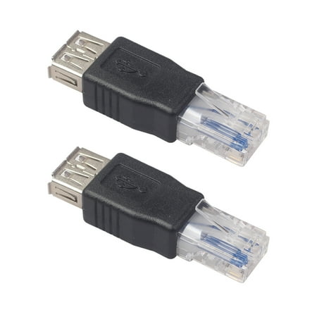 Mymisisa PC Crystal Head USB Type A Female To RJ45 Male Connector ...