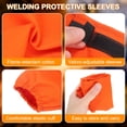 thumbnail image 4 of Welding Sleeves 20" Flame Retardant Cotton Arm Protection Sleeves, Orange, 4 of 7