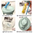 thumbnail image 3 of Botella de agua con infusor de frutas con pajita, botella de agua deportiva transparente portátil de gran capacidad para Fitness, gimnasio, actividades al aire libre, 3 of 9
