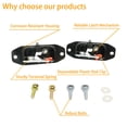 thumbnail image 4 of Tailgate Latch Kit, Compatible with 2007-2018 Chevy Silverado & GMC Sierra 1500 2500 3500 HD, Rear Left Driver & Right Passenger Liftgate K, 4 of 6