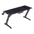 thumbnail image 4 of Furniture of America Almly Modern Metal Gaming Desk with Outlets in Black, 4 of 5