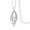 Silver, variant on UDIYO Fashion Women Opal Leaf Long Chain Hollow Wedding Party Sweater Necklace