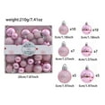 thumbnail image 1 of BotaniNest Clear Glitter Hanging Shatterproof Baubles For Home, 1 of 5