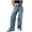 Light Pink, variant on Retro Low Waist Loose Straight Leg Jeans for Women Y2K Hop Street Fashion Washed Wide Leg Denim Pants, Gothic Casual Autumn Non-Elastic Denim Overalls