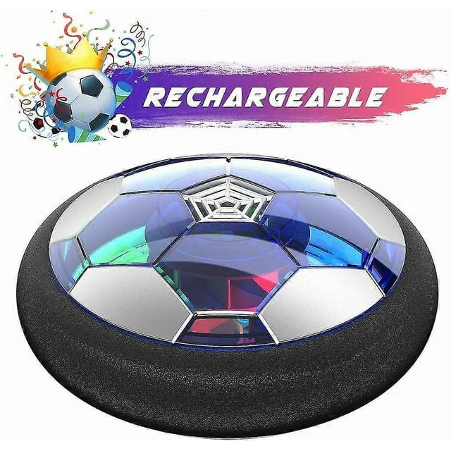 Air Power Soccer - Balón de fútbol de interior recargable con luz LED, ¡superdivertido!