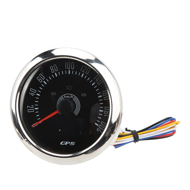 3in1 GPS Tachometer 200MPH 85mm 9-32V 7 Color Backlit Antifog Universal for Boat Car RV Motorcycle