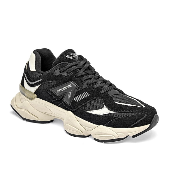 TENIS DEPORTIVOS POLO EXCHANGE NEGRO 141376