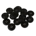 thumbnail image 1 of Botones de Costura de de 20 Agujeros Redondos de 4 Agujeros para La Decoración de La Ropa Del Arte de Costura Negro / Marrón Macarena Botones de madera redondos de 4 agujeros, 1 of 6