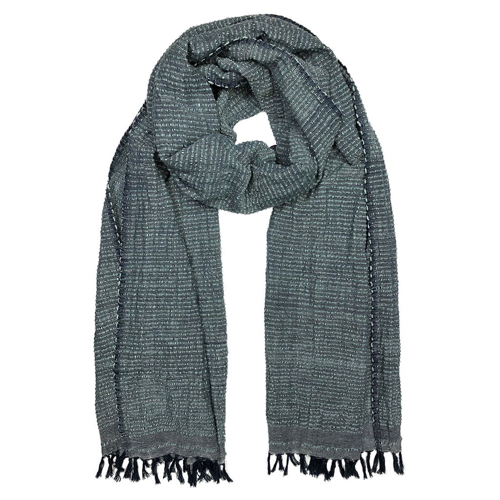 Traditional handspun and hand woven scarves/Organic Cotton scarf/ cotton linen scarf/ shawl/ organic cotton scarf
