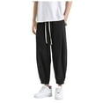 thumbnail image 1 of Zszcpp Wide Leg Pants Men'S Recreation Long Suitable Going Out Baggy Solid Color Cropped Leg Trousers Casual Trouser, 1 of 8