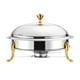 thumbnail image 2 of Juego de buffet con plato para calentar alimentos con tapa y soporte para combustible Servidores y calentadores resistentes para buffet Chafers Sin mango, 2 of 9