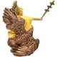 thumbnail image 4 of MORÍN Imágenes | Figura decorativa | Azteca en guardia con águila en la espalda 28 cm | Resina pintada a mano, 4 of 4