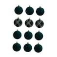 thumbnail image 4 of 12 adornos navideños de bolas para árbol de Navidad, ideales para fiestas y apartamentos. Verde, 4 of 9