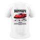 thumbnail image 1 of Playera Auto Ferr-arii Enzo Automóvil Deportivo Historia - impresión Frente - Cuello Redondo - Hombre o Mujer con impresión DTG Full Color - 80 ciclos de lavado (S, Blanco/Hombre), 1 of 6