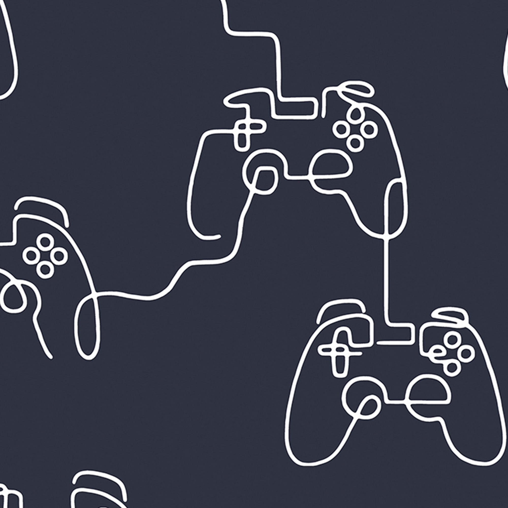 NEXT Gamer Doodle Navy Wallpaper