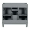 36" Bathroom Vanity without Top Sink, Modern Free Standing Single Bathroom Vanity with 2 Soft ...