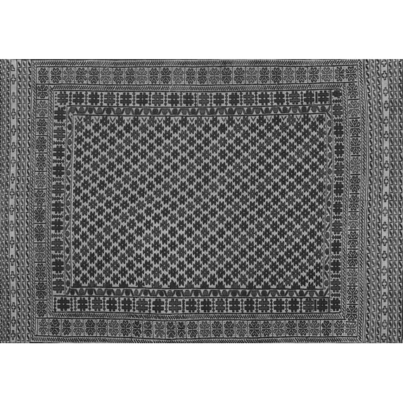 Ahgly Company Indoor Rectangle Southwestern Gray Country Area Rugs, 7' x 10'