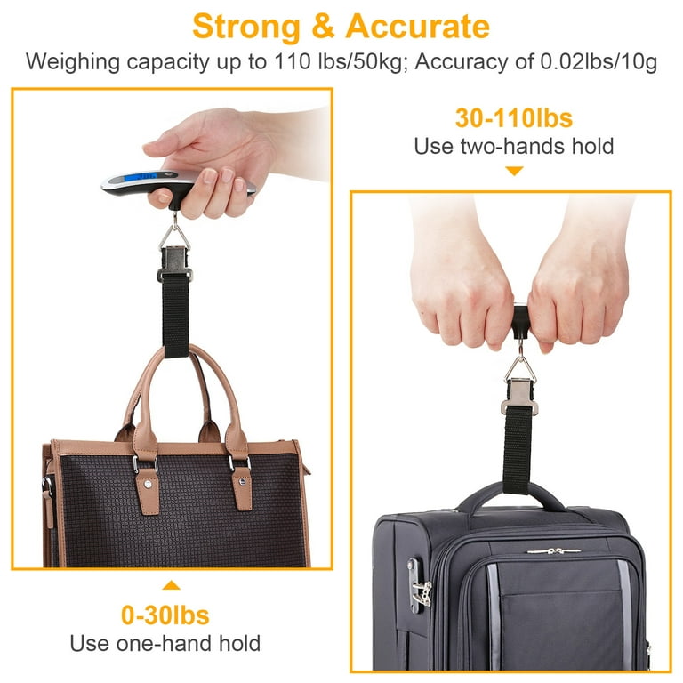 iMounTEK Portable Digital Luggage Scale 50kg/10g LCD Hanging