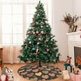 thumbnail image 7 of Lsque Heart Print Christmas Tree Skirt, Tree Skirt with Ties or Velcro, Perfect for Holiday Decorations, Halloween, and New Year-48", 7 of 7