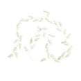 thumbnail image 6 of Cinvoph 6ft White Christmas Artificial Vines Leaves Garland Flexible Glitter Rattan Garland for Fireplace, Mantle, Wall, Indoor, Outdoor Christmas Decorations, 6 of 6
