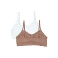thumbnail image 3 of Maidenform Sweet Nothings Girls Ruched Crop Seamless Bra, 2-Pack, Sizes (XS-XXL), 3 of 4