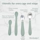 thumbnail image 5 of Utensilios para niños pequeños WeeSprout, 3 tenedores y 3 cucharas de acero inoxidable, 5 of 7