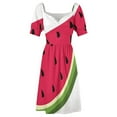 thumbnail image 4 of Watermelon design Sleeveless Dress dresses for woman 2024 clothes for woman, 4 of 6