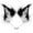 Black and White, variant on New Personalized Adjustable Headband Halloween Christmas Party Role Play Fox Ears Plush Hair Accessory