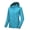 Aqua, variant on Women’s Waterproof Rain Jacket Lightweight Outdoor Windbreaker Rain Coat Shell for Hiking, Travel Mosaic Blue XS