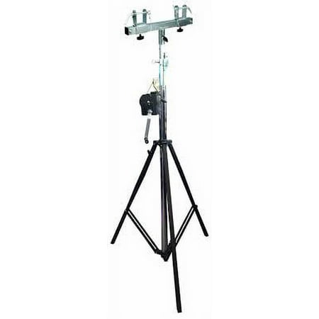 MR DJ ST200 & SBC250 Crank Light Stand Pro Lighting 10 Foot Crank Light Stand & Square Truss T-Bar Adapter
