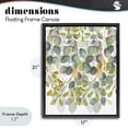 thumbnail image 4 of Stupell Industries Contemporary Hanging Layered Botanicals Black Floating Frame Canvas Art, 17 x 21, by Marcus Prime, 4 of 8