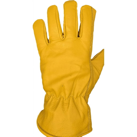 Winter Work Gloves- Insulated Leather Work Gloves – Cold Weather Safety Gloves- Size Large (L) by North Gloves