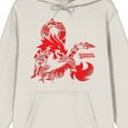 thumbnail image 2 of Dungeons & Dragons Logo Long Sleeve Sand Adult Hooded Sweatshirt-XL, 2 of 7