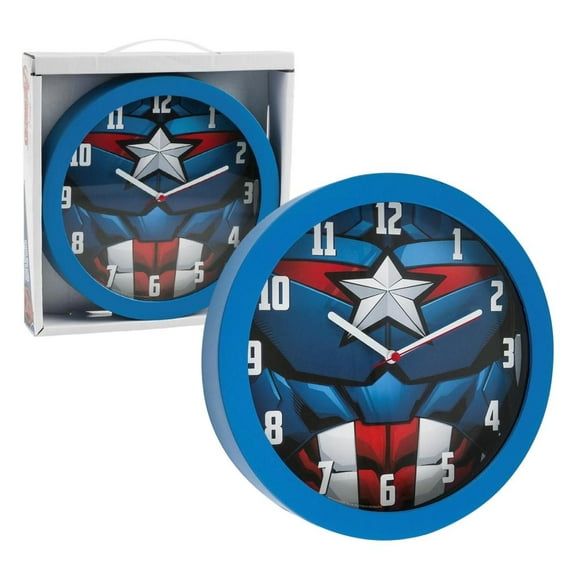 Marvel Captain America 9.5" Wall Clock