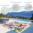 thumbnail image 3 of Colorful Butterfly Outdoor Rug for Patio/Deck/Porch, Non-Slip Large Area Rug 6 x 9 Ft, Elegant Pastoral Butterflies Rustic Watercolor Indoor Outdoor Rugs Washable Area Rugs, Camping Rug Carpet Runner, 3 of 8