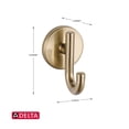 thumbnail image 4 of Delta Faucet 75935-CZ Trinsic Robe Hook, Champagne Bronze, 4 of 5