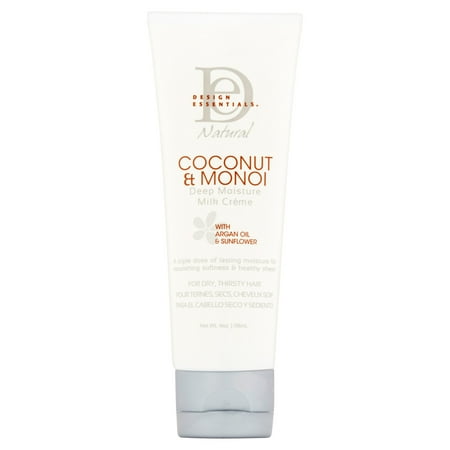 Design Essentials Natural Coconut & Monoi Deep Moisture Milk Creame, 4 Oz