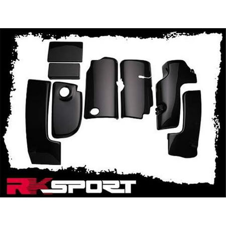 Custom Fiberglass Corvette RKSport Chevy 04027013 C5 8-Piece Engine Compartment Kit - Fiberglass, 1997-1998 Chevy Corvette ()