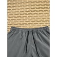 thumbnail image 4 of Men's Work Pants, Lightweight Breathable, Drawstring Waist with Flap Pockets, Solid Color Fashionable Versatile Casual Pants, Suitable for Daily Wear, Outdoor Sports Hiking - 1-Piece Set, 4 of 5
