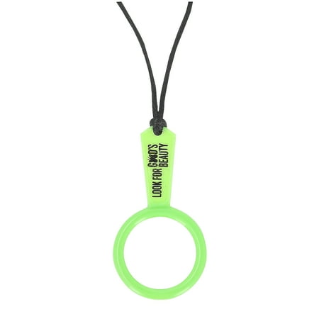 24 Zoom In VBS Plastic Magnifying Glass Breakaway Necklaces - 12 Pc.